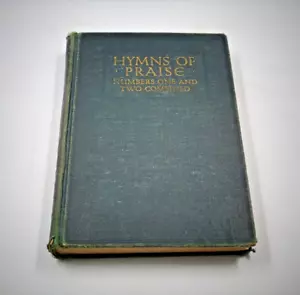Hymns of Praise: Numbers One and Two Combined Hymnal By F.G. Kingsbury 1943 HC - Picture 1 of 15