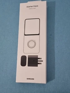 BN OFFICIAL Samsung Galaxy Z Flip 5 Starter Pack with 25W UK Mains Charger - Picture 1 of 3