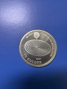 2000 Netherlands “Millennium” 10 Gulden Silver Coin WSC#23 - Picture 1 of 6
