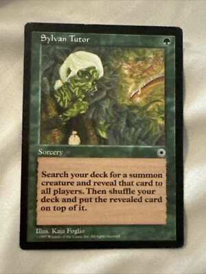 MTG Sylvan Tutor Portal Regular Rare - Image 1 of 2