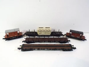LIMA PECO RAPIDO SCHWADER MIT 5X WAGGONS GEBRAUCHT GUT OHNE BOX (N119) - Bild 1 von 1