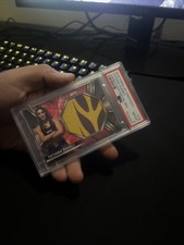 2019 Topps UFC PSA 8 Knockout Tatiana Suarez /8 Ruby Red Jumbo Fight Mat Relic