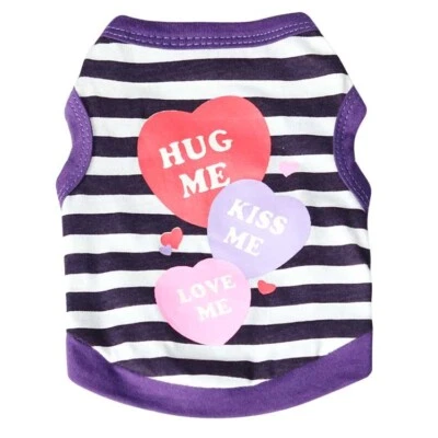 全新 狗 狗 小狗 吉娃娃 背心 宠物 狗衣服 小狗 T 恤 服装 — 第 1/4 张图片