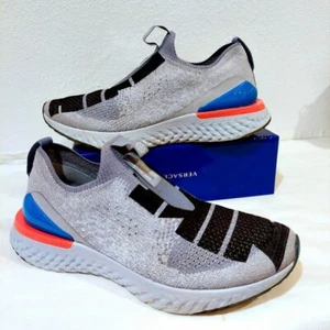Nike Epic Phanton React Flyknit 'Indigo Fog' Slip-on Sneakers. Sz Y6.5 fits W8 - Picture 1 of 3