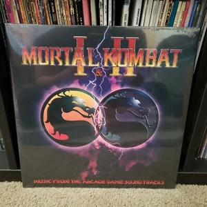 Mortal Kombat I & II Soundtrack Vinyl (MK Logo TriColor Red/Orange/Yellow) x/250 - Picture 1 of 8