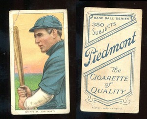T206 Clark Griffith batting HOF ~~ PR condition  ~~ Piedmont 350 back