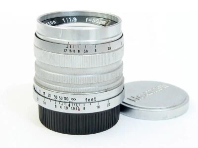 Lente Konica Hexanon 50mm F1.9 MF Standard Prime L39 Konishiroku do Japão - Imagem 1 de 4