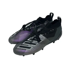 adidas Adizero 8.0 Football Cleats - Black Night Metallic - BB7704 - Size: 9 - Picture 1 of 6