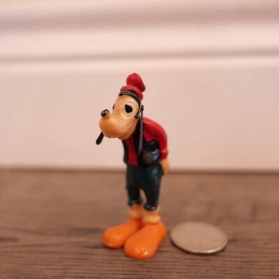 Boneco de plástico vintage Marx Disney Pateta Mini Nodder Bobblehead 3" - Imagem 1 de 3