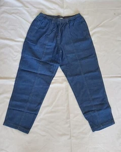 Roaman's Womens Jeans Blue Size 18W Elastic Waist 100% Cotton Pants Denim New - Picture 1 of 4