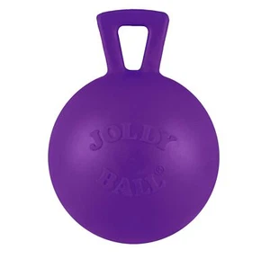 Jolly Pets Tug-n-Toss Heavy Duty Dog Toy Ball with Handle, 4 Inches/Petite, - Picture 1 of 1