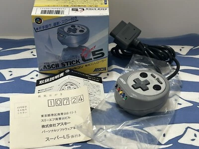 Ascii Stick Super L5 Controller AS-114SP Control Pad Super Famicom SFC JP Japan - Image 1 of 4