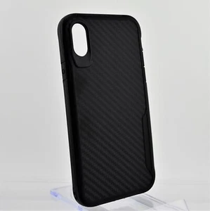 iPhone X & XS Kohlefaser schmal, schwarz Handyhülle, stoßfest NEU - Bild 1 von 6