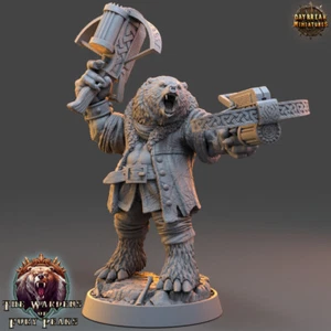 Zinter Giant Humanoid Bear with Crossbow Armor - Werebear - Daybreak Miniatures - Picture 1 of 3