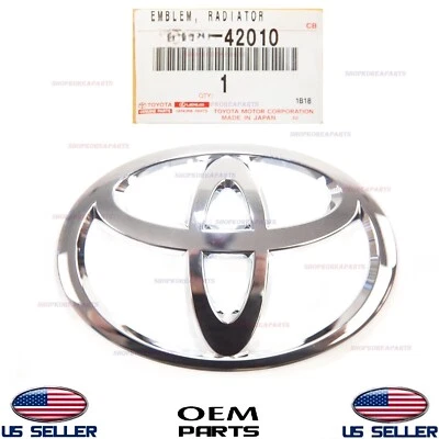 06 - 12 GENUINE TOYOTA RAV4 FRONT GRILLE EMBLEM LOGO SYMBOL OEM NEW - Image 1 of 3