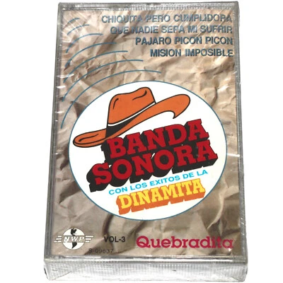 Banda Sonora - 10 Grandes Exitos De La Dinamita Vol. 3 Cassette Tape 1993 SEALED Foto 1 de 4