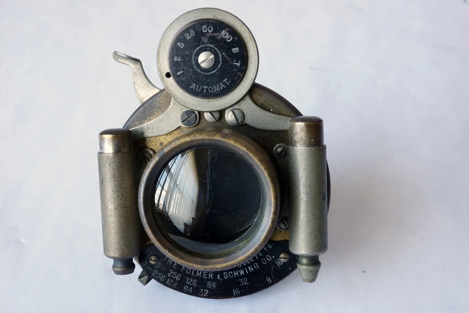 Lente rectilínea rápida Bausch & Lomb 1800' 5x7 obturador Eastman Kodak funciona bien Foto 1 de 4