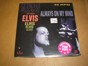 Danzig - Danzig Sings Elvis Always On My Mind 7" single new Cleopatra pink vinyl - Picture 1 of 2