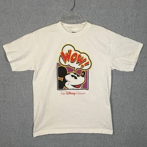Vintage 90s Disney Channel Mickey Mouse Shirt Large Murina Single Stitch - Picture 1 of 10