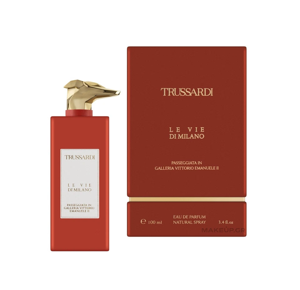 TRUSSARDI LE VIE DI MILANO GALLERIA VITTORIO EMANUELE II EDP 100 ml