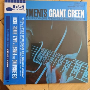 Idle Moments by Grant Green Limited Edition 180g Blue Vinyl Record 2024 - Picture 1 of 2