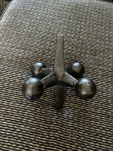 Vintage großer 8" antiker Gusseisen JAX Türstopper Wagenheber Buchstütze Briefbeschwerer schwer - Bild 1 von 4