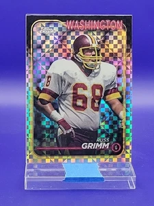 Russ Grimm 2024 Topps Chrome X-Fractor SP 🔥 Redskins - Picture 1 of 2