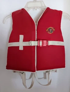 Chaleco salvavidas infantil Sterns talla mediana tipo III rojo de colección pecho 27-29" - Imagen 1 de 6