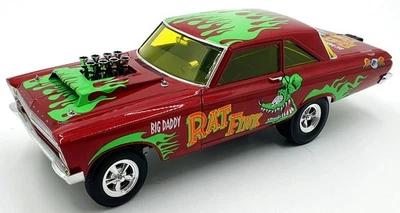 Acme 1/18 Scale Diecast A1806508 - 1965 AWB Plymouth Big Daddy Rat Fink - Image 1 of 4