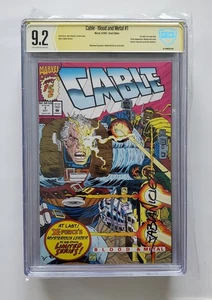 Cable: Blood & Metal #1 CBCS 9.2 | Fabian Nicieza Signed | 1992 Marvel - Picture 1 of 11