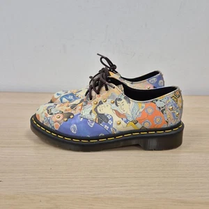 Dr Martens 1461 Eastern Art Japanese Artist Studded Rare Shoes Size Uk 4 Eu 37 - Picture 1 of 10