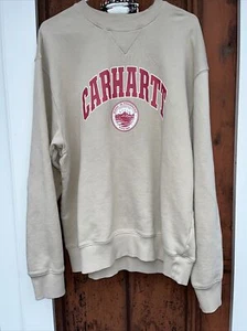 NWOT Carhartt WIP Berkeley Script Crew Neck Sweatshirt Mens Size Medium - Picture 1 of 7