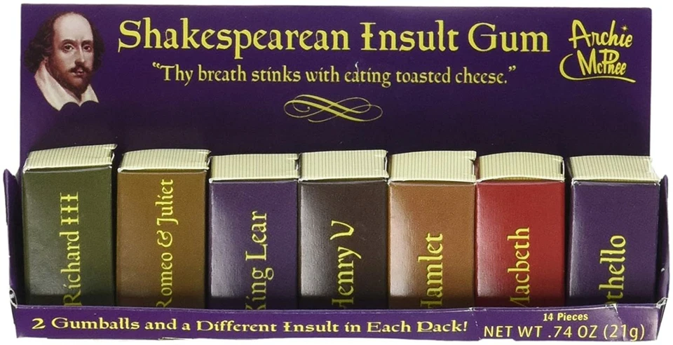 Goma insultante Shakespeareana Foto 1 de 1