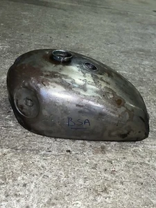 BSA Vintage Fuel Tank Used, Steel For Repair. Modified. B31? B33? B40? A7? A10? - Picture 1 of 23
