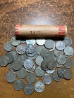 1943 (P) Steel Lincoln Wheat Cent Penny Roll (50 coins) , nice condition