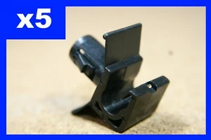 5 single brake pipe line cable holder routing clips maximum diameter 6 - 5 mm - Picture 1 of 3