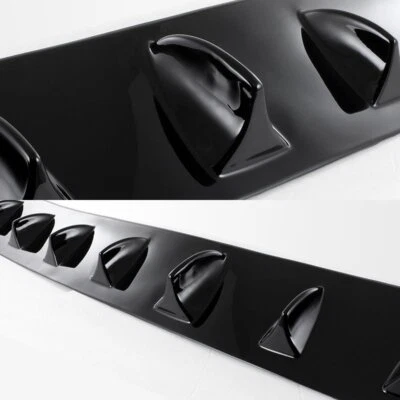 APTO HONDA CIVIC 4 PUERTAS GEN 8VO TECHO TRASERO NEGRO ALETA DE TIBURÓN ESTILO ALERÓN VÓRTICE Foto 1 de 4