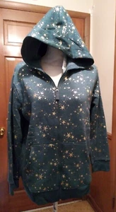 Cat & Jack Size XXL (Girls 18) Plus Kangaroo Pockets Long Sleeve Shiny Stars - Picture 1 of 10