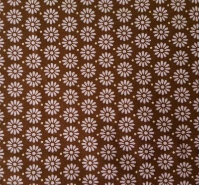 Telas Chocolat BTY Linda Maron SPX Punteadas Floral Lavanda Marrón Foto 1 de 2