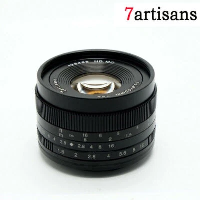 7artisans 50mm F1.8 Large Aperture Lens APS-C for Canon Sony Fujifilm M43 Camera - Image 1 of 4