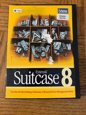 Extensis Suitcase 8 PC CD Computer Software - Image 1 of 4
