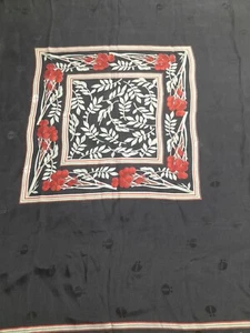 Mila Schon 100% Silk Scarf. 35" X 35" Square With Tags Gorgeous - Picture 1 of 20