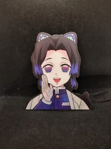 Demon Slayer Shinobu Kocho linsenförmiger Fensterguck Aufkleber US-VERKÄUFER! - Bild 1 von 3