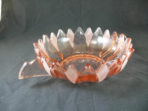 Rosalin Pressglas Schale Sonne Art Deco ? Mid Century ? Despression - Bild 1 von 8