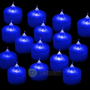 Smart Flameless Light Flickering & Steady Battery LED Tea Light Candles Tealight - Picture 1 of 23