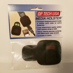 OP/TECH USA Media Holster for Media SD Cards Batteries Neoprene Loop Attachment