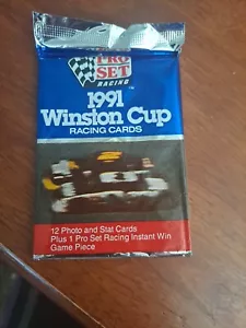 NASCAR 1991 Winston Cup Pro Set Racing Trading Cards 12 card SEALED PACKS - Picture 1 of 2
