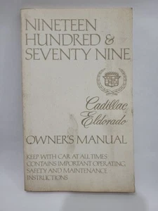 Vintage Original 1979 Cadillac Owner's Manual - Picture 1 of 4