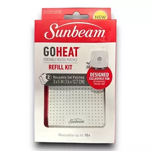 Neu & versiegelt Sunbeam GoHeat tragbares beheiztes Nachfüllset (2) Pflaster wiederverwendbar - Bild 1 von 3