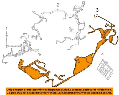 Arnés de cableado eléctrico Fiesta 2011 fabricante de equipos originales Ford BE8Z14A005ATA Foto 1 de 2